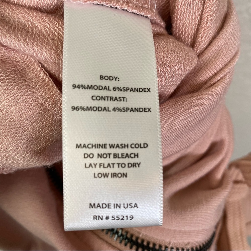 David Lerner x Revolve Pink Tie Waist Metallic Stripe Jumpsuit Size S - Picture 12 of 13